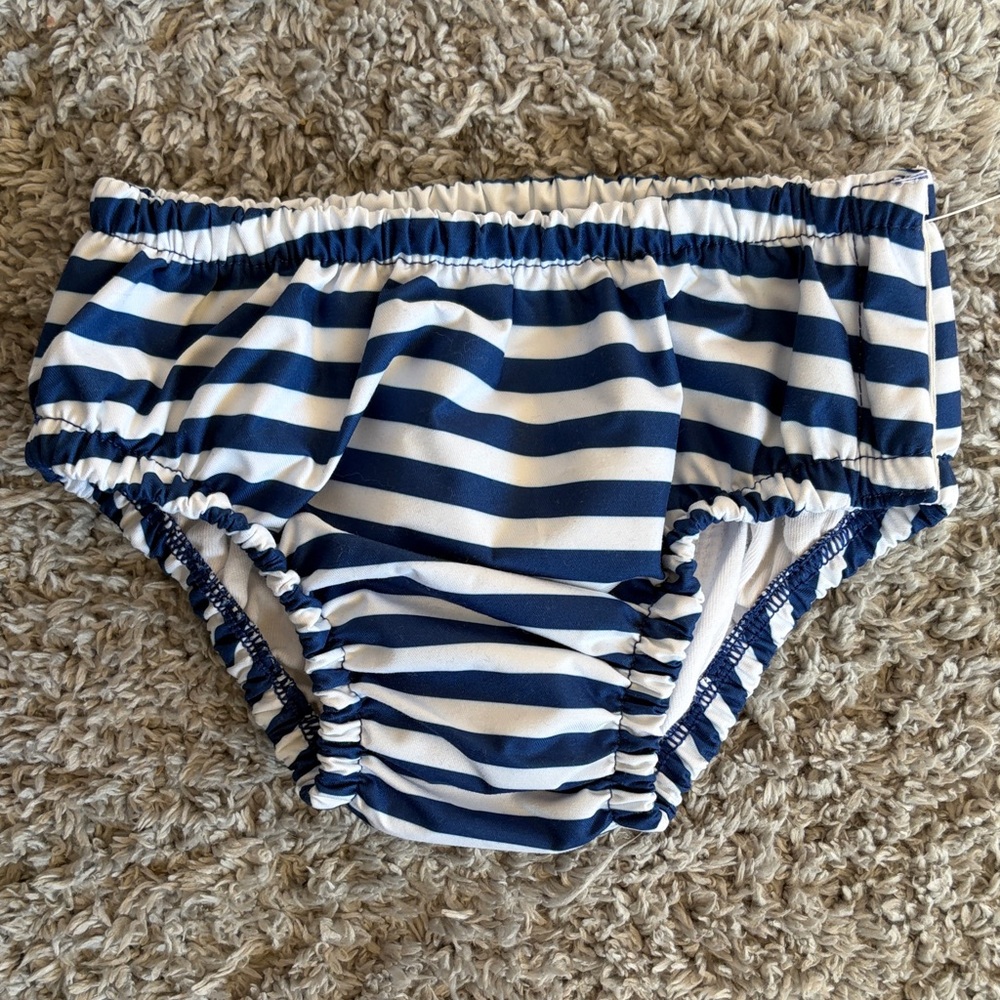 ✨5/$15✨ NWT•Wonder Nation• Baby Swim Diaper | Blue Stripe | 3-6m | 12.5-16lbs